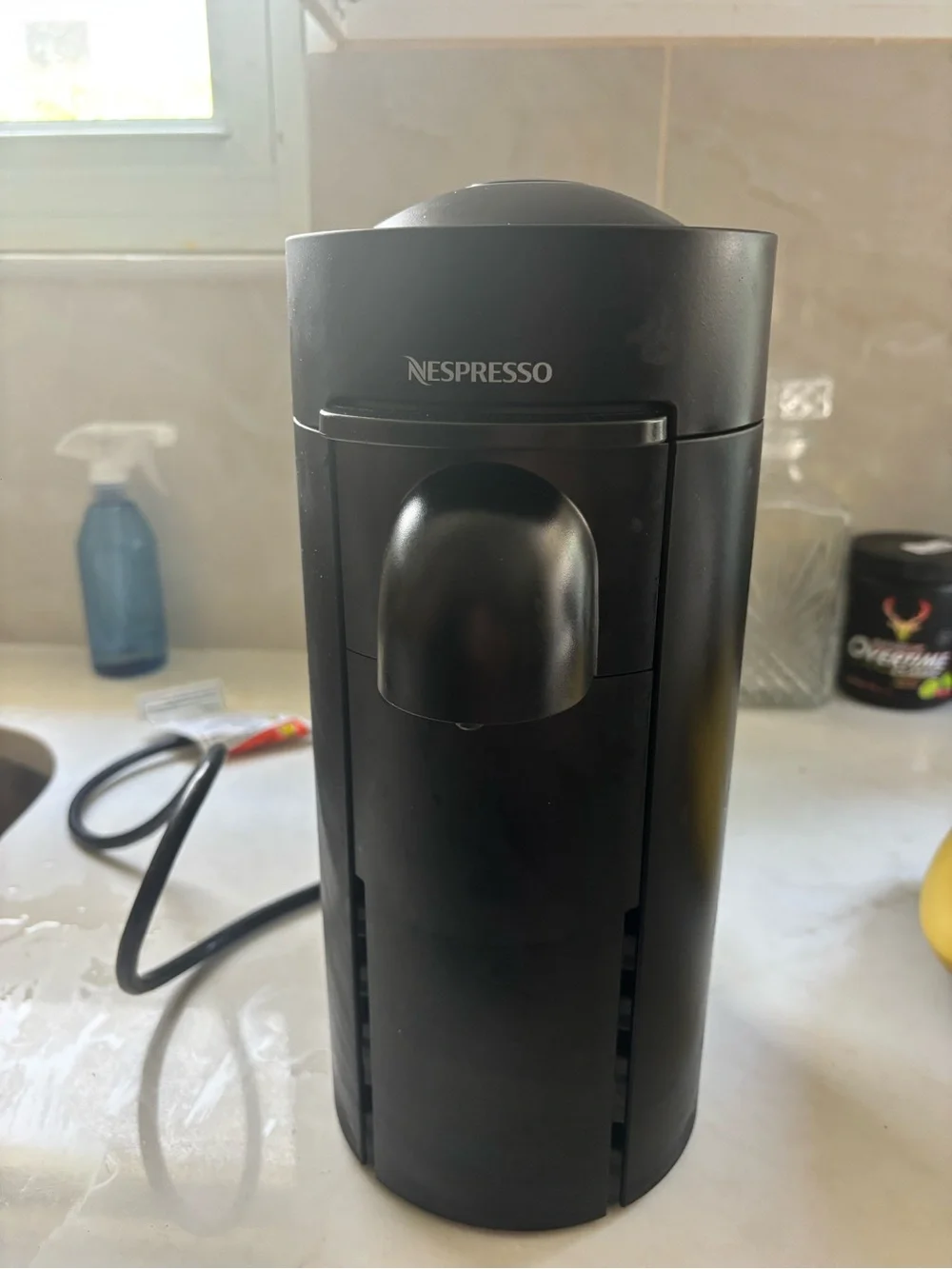 Nespresso Single-Serve Coffee Maker in Black USED ONLY ONCE
